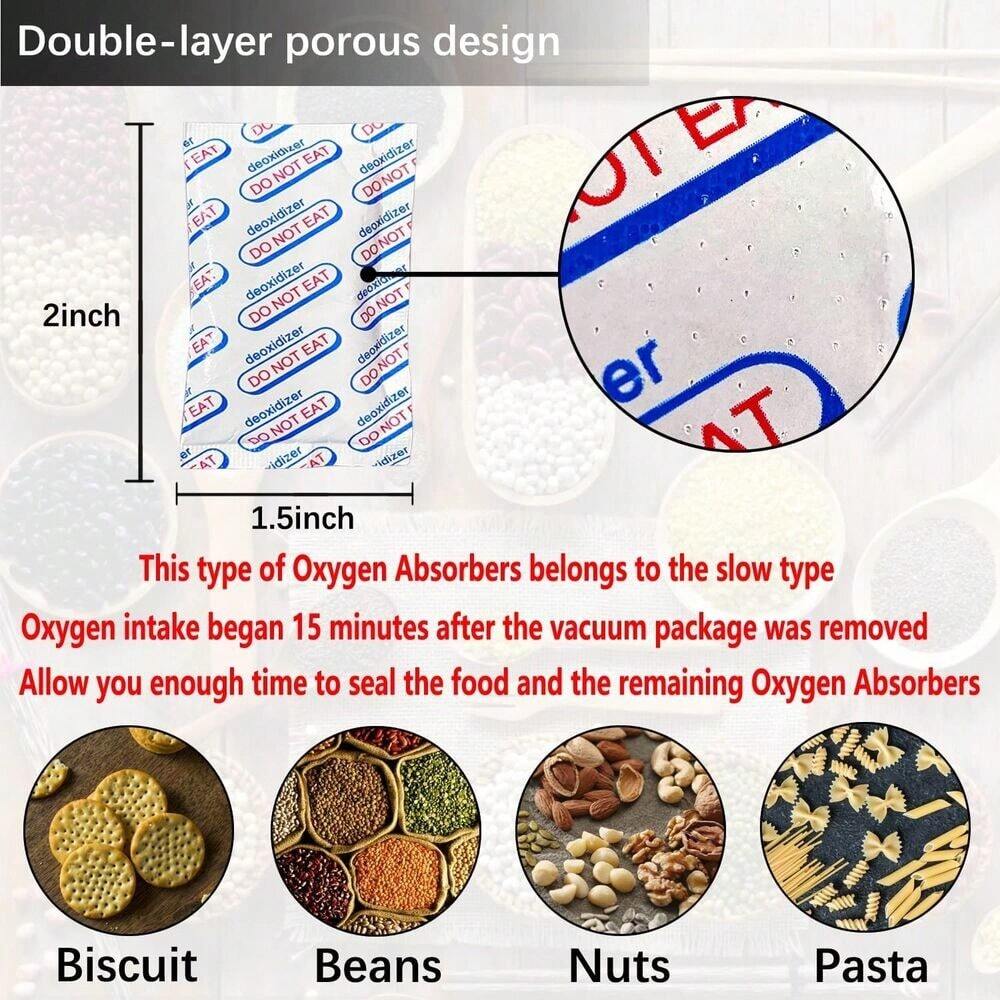 100CC Oxygen Absorbers, Oxygen Absorbers For Long Term Food Storage