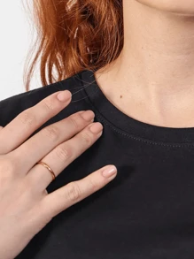 Women's T-Shirt Blouse I Am A Love Cotton Shirt Wide New Release Meme Funny Phrase Summer Workout Great Quality - 深灰色 - 查看 3