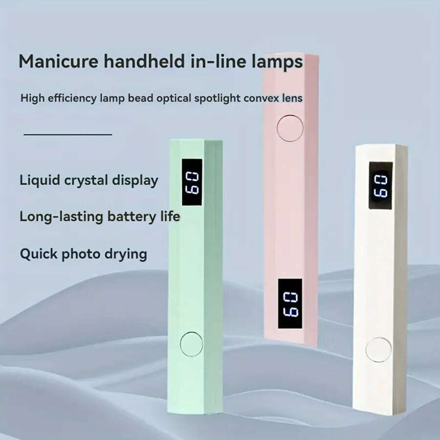 1PC Portable USB Charging LED Display Nail Light, Gel Nail Polish
