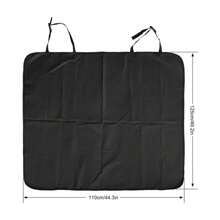 Waterproof Car Rear Back Seat Cover Pet Dog Auto Protector Non-Slip Hammock Mat - Black - View 2