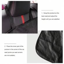 Waterproof Car Rear Back Seat Cover Pet Dog Auto Protector Non-Slip Hammock Mat - Black - View 8