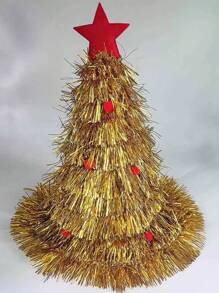 1Pc Mũ cây thông Noel Mũ Giáng sinh hình hành lá Đạo cụ chụp ảnh Mũ Giáng sinh, Đồ trang trí Giáng sinh, Đạo cụ hóa trang ngày lễ - Nhiều màu - Xem 12