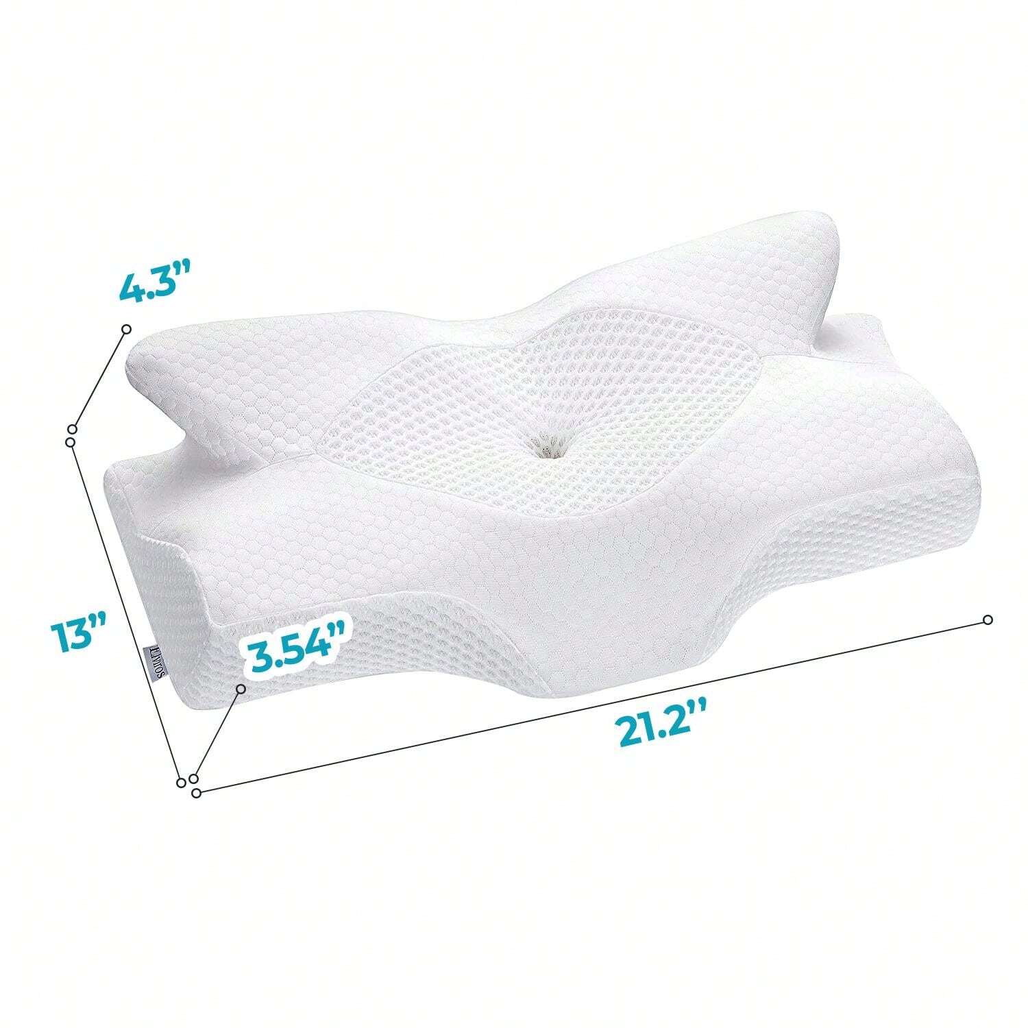 Cervical Memory Foam Cooling Pillow, Contour Pillows For Neck And