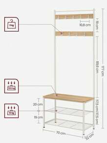 VASAGLE Coat Racks - Camel - View 7