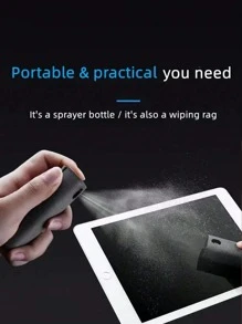 Tutto in uno, set portatile per la pulizia dello schermo, pulitore per display di auto, smartphone e tablet, set di pulizia per telefoni cellulari, spray detergente per schermo, spray detergente antistatico per touch screen, attrezzo per la pulizia dello schermo, set di pulizia per computer portatile, detergente per TV, tablet e iPad, pulitore per monitor, detergente per LCD, pulizia PC, set di pulizia per smartphone, per fotocamere, computer portatile, telefoni, monitor (liquido non incluso)