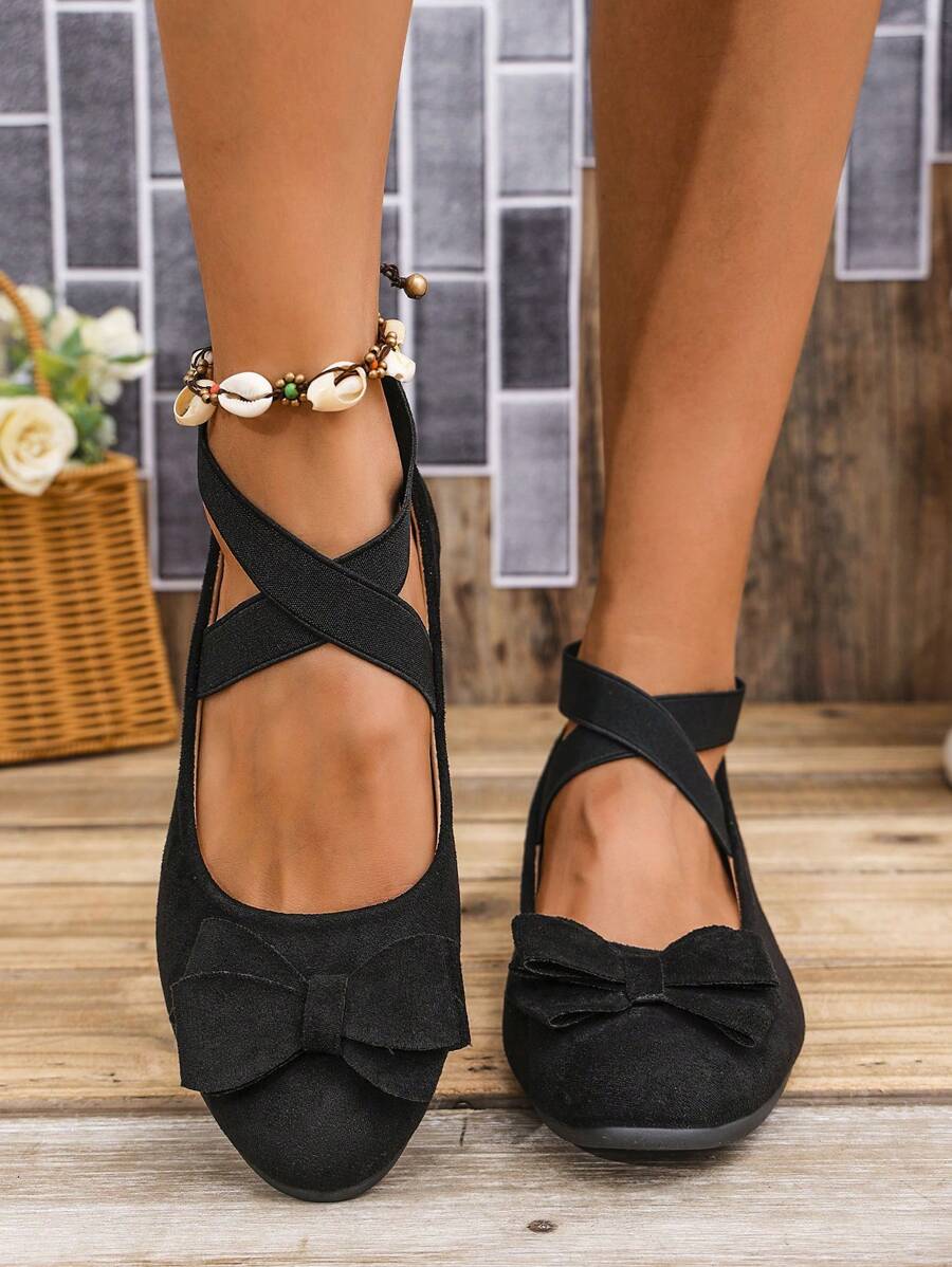 Giày thể thao đế xuồng đế dày thời trang xuân/thu cho nữ, giày lười cổ thấp lưới thoáng khí thường ngày - màu đen - Xem 1