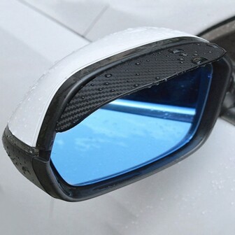 2pcs Rearview Mirror Rain Cover, Anti-Rain Adhesive