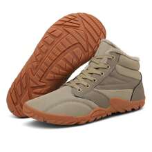 1 par de botas de nieve para mujer para exteriores, impermeables, con forro térmico, zapatos cálidos de invierno para otoño/invierno