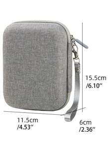 Hard Case Carrying Case Compatible With Fujifilm Instant Mini EVO Instant Camera/Instant Mini Link Printer/Instant Mini Liplay,Travel Case For Mini EVOcharger Carry Case Cable Tidy Box Duffel Travelling Bag Cable Bag Electronic Data Cable Bedside Storage For Travel Camera Collect Women Man Child's Christmas Gifts Essential Teacher Supplies Waterproof Lightweight Large Capacity Portable Accessories