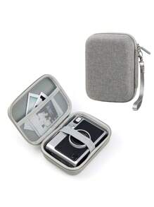 Hard Case Carrying Case Compatible With Fujifilm Instant Mini EVO Instant Camera/Instant Mini Link Printer/Instant Mini Liplay,Travel Case For Mini EVOcharger Carry Case Cable Tidy Box Duffel Travelling Bag Cable Bag Electronic Data Cable Bedside Storage For Travel Camera Collect Women Man Child's Christmas Gifts Essential Teacher Supplies Waterproof Lightweight Large Capacity Portable Accessories