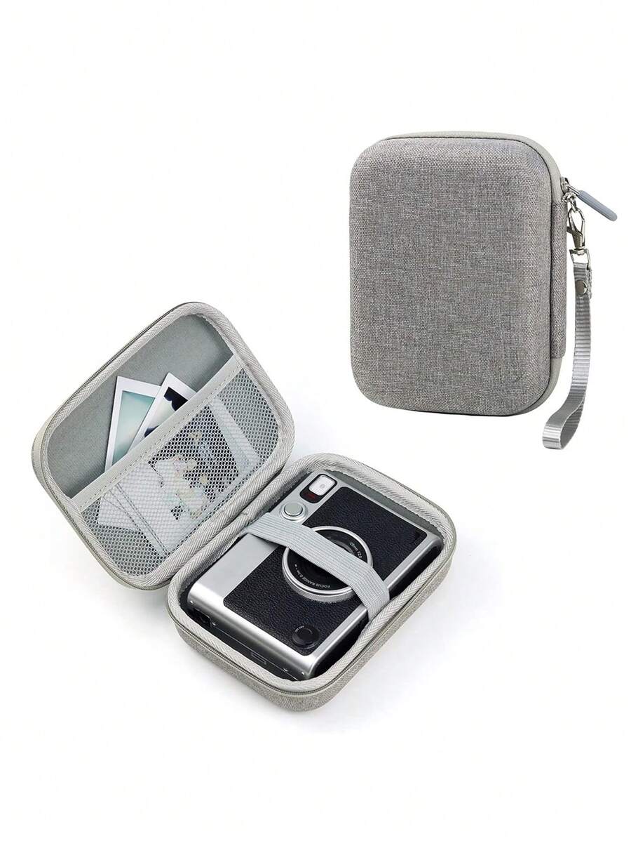 Hard Case Carrying Case Compatible With Fujifilm Instant Mini EVO Instant Camera/Instant Mini Link Printer/Instant Mini Liplay,Travel Case For Mini EVOcharger Carry Case Cable Tidy Box Duffel Travelling Bag Cable Bag Electronic Data Cable Bedside Storage For Travel Camera Collect Women Man Child's Christmas Gifts Essential Teacher Supplies Waterproof Lightweight Large Capacity Portable Accessories