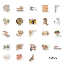 TiTiPaPa 46 件音乐节、赛博朋克、星夜等趣味卡通涂鸦贴纸 DIY 装饰、游戏机和笔记本电脑、行李箱、滑板、吉他等经典玩具和数码产品剪贴簿防水 PVC 贴花 - 青檸色 - 查看 13