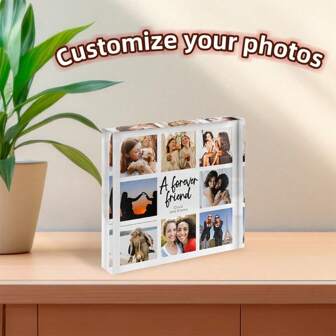 1 st personlig fototavla, anpassa kärlekssymboldekor, med dina och dina familjefoton. Vi förvandlar dina foton till konst, kan anpassa 8 foton, lämpliga för alla hjärtans dag, mors dag, fars dag, födelsedag eller årsdag, examenspresent. Det är en unik present till mamma, pappa, fru, make, flickvän, pojkvän, den bästa presenten, alla hjärtans dag, alla hjärtans dag inredning Högkvalitativ, elegant anpassad, personlig, unika idealiska presenter till henne, pojkvän, flickvän, pappa, mamma, familj, vänner, son, skolbarns dag, alla hjärtans dag, skolbarns dag, alla hjärtans dag Årsdagar, För bröllop Vardagsrum, Hem