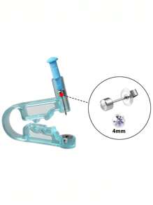 5件套耳洞枪套装无菌一次性健康安全耳环穿孔工具机套装耳钉鼻唇身体首饰