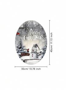 1/2/3/4 Pieces Christmas Collection Shower Curtain, Cute Snowman Woven Shower Curtain, Bathroom Non-Slip Mat, Toilet U-Mat, Toilet Lid Cover Mat, Bathroom Complete Set, Modern Waterproof Bathroom Decoration, Comes With 12 Hooks And A Shower Ball, Multiple Sizes Available Back To School