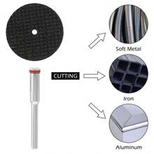 30Pcs Cutting Wheel Set Incisive Cutting Disc Kit Wear Resistant Circular Saw Blade Set Rotary Tool Accessories For Cutting Wood Plastic Metal Ceramic - Black - View 6