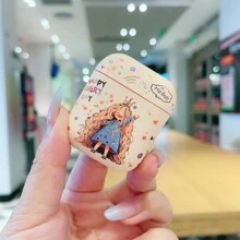 Creative Flower Pattern Matte Soft Silicone Protective Case Compatible With Airpods Pro 2nd Generation, Compatible With AirPods 3/1/2 - Multicolor - View 13