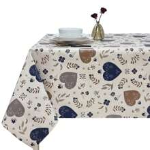 Tablecloths - Azul Y Marrón - View 1