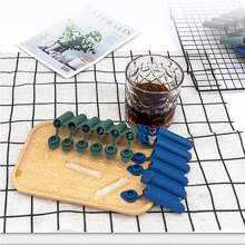 1 pieza Fabricante de mini paletas de hielo con tapa, moldes reutilizables para cubitos de hielo, moldes para palitos de hielo, molde para hacer hielo, moldes de silicona para cubitos de hielo, molde para barras largas de cubitos de hielo y helado, utensilios de cocina - Multicolor - Ver 6