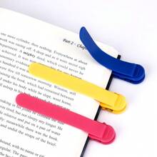 1/3/6 pièces de signets automatiques en silicone, signets pour la lecture des femmes, des hommes, des amateurs de livres, des lecteurs, parfaits pour une utilisation quotidienne au bureau, fournitures scolaires, rentrée scolaire