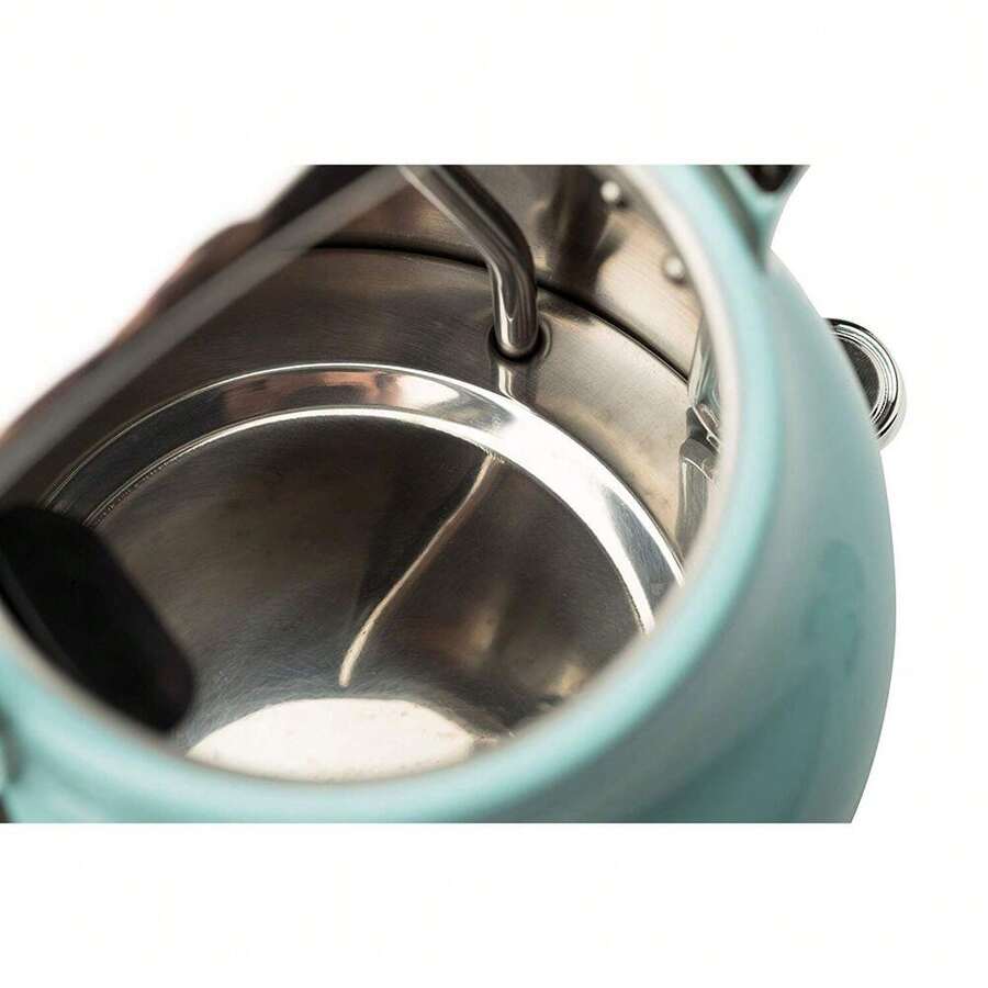 Heritage 1.7 Liter Stainless Steel Electric Kettle, Turquoise (Open Box