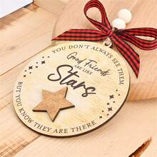 1 món quà Giáng sinh bằng gỗ khắc hình ngôi sao 3D dành tặng bạn bè Trang trí cây thông Noel, trang trí phòng, trang trí tường, trang trí nhà cửa, trang trí Giáng sinh, trang trí phòng khách, trang trí phòng màu hồng - nhiều màu - Xem 3