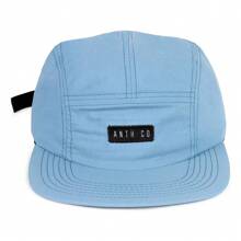 Anth Co Strapback 5 Panel Waterproof Straight Brim Cap - 淺藍色 - 查看 3