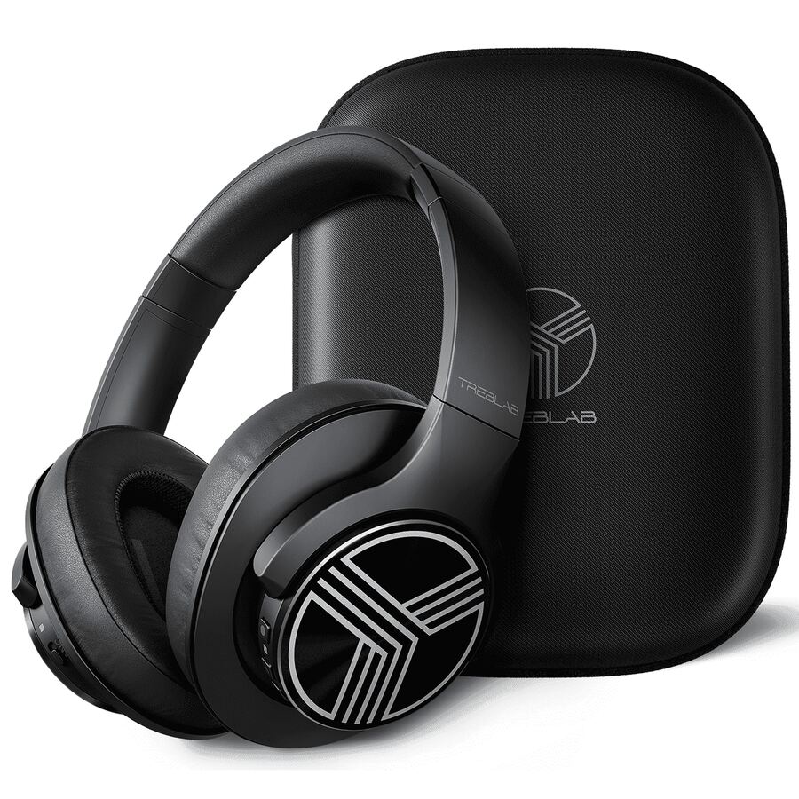 Z2 Bluetooth Headphones, Over-Ear, Active Noise Cancelling, Wireless, 35H Battery, Mic For Sport & Gym, Deep Bass, Signature-HD Sound - Black and White - View 1