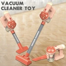 1 套仿真电动吸尘器清洁玩具，儿童玩具吸尘器玩具套装，家庭互动房屋清洁玩具，适合儿童尺寸的角色扮演清洁工具，适合 3 岁以上儿童的教育性角色扮演清洁玩具，适合生日礼物、圣诞派对礼物 - 彩色 - 查看 13