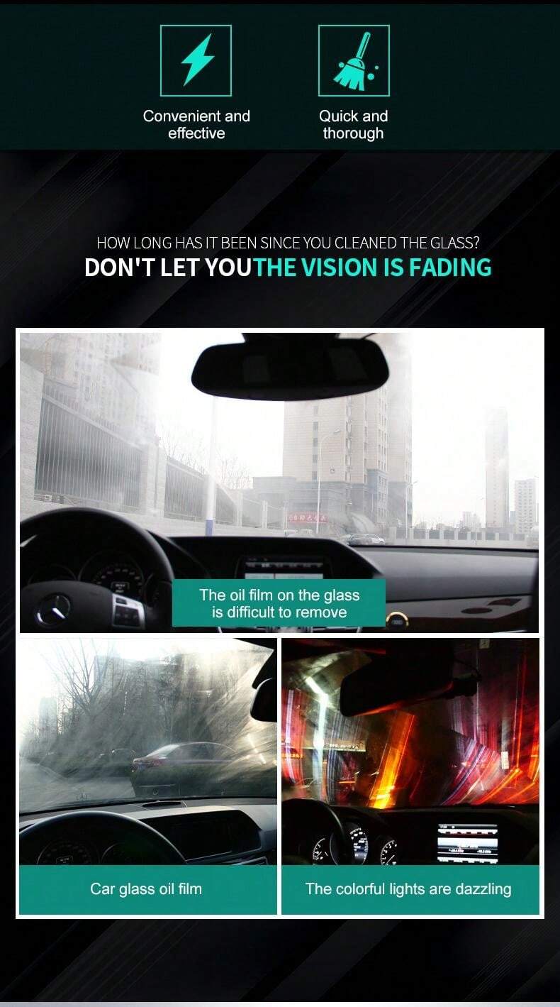 1pc 100ml Car Glass AntiFog Remover, Windshield Cleaning Agent To