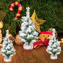 1 bộ đồ trang trí Giáng sinh, trang trí cây thông Noel, thích hợp cho gia đình, tiệc Giáng sinh, trang trí bàn - Nhiều màu - Xem 4