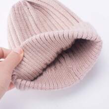 1pc Women Sparkle Threading Knit Soft Polyester Skullies Beanie Winter Ski Hat - Beanie - View 6