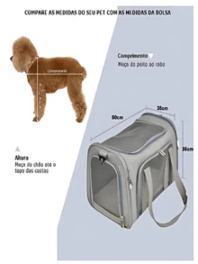 Dog And Cat Transport Bag Backpack Airplane Travel Suitcase - 彩色 - 查看 5