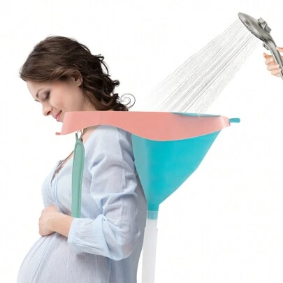 SENDERPICK Rinse Basin For Washing And Cutting Hair Portable Shampoo Bowl For The Elderly Disabled Bedridden