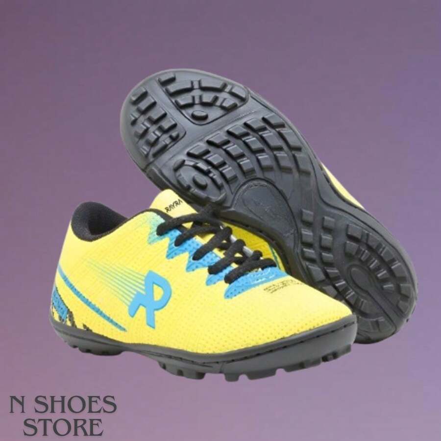 R Children's Soccer Shoes 26 To 35 Society Baby School Girl And Boy - 黃色 - 查看 1