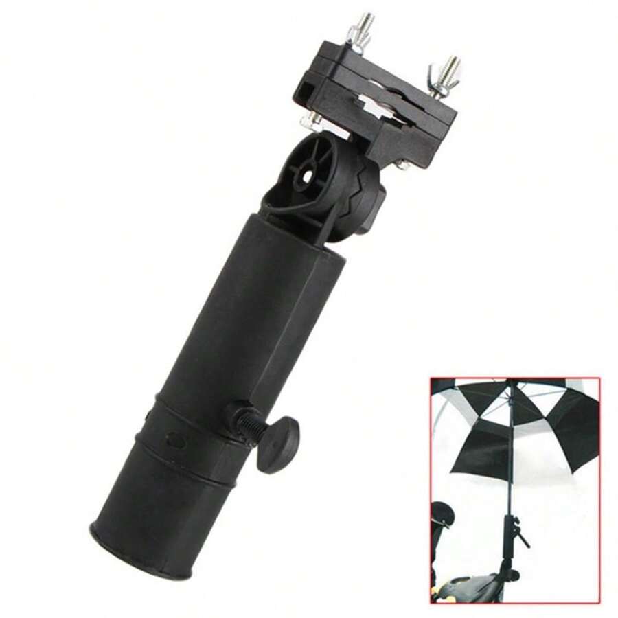 Golf Cart Umbrella Holder Stand, Adjustable Universal Umbrella Clamp