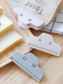 1 kẹp niêm phong thực phẩm nhà bếp gia đình, kẹp niêm phong túi nhựa đựng đồ ăn nhẹ, bột, lá trà, bảo quản thực phẩm kín khí, kẹp niêm phong di động có thể tái sử dụng, kẹp nhựa cho nhà bếp, khách sạn, nhà hàng, xe tải thực phẩm - Nhiều màu - Xem 2