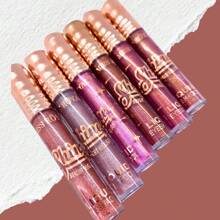 Tesouro direto Import 2-In-1 Lipstick: Gloss And Eyeshadow - 6 Translucent Colors With Glitter - Streusel - 查看 2