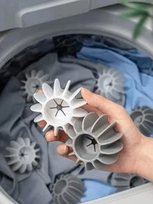 Sun Flower Shape Anti-Tangling Laundry Ball For Washing Machine, Helps Clean And Prevent Knots - Mixed Color 4 Pack - View 5