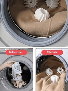 Sun Flower Shape Anti-Tangling Laundry Ball For Washing Machine, Helps Clean And Prevent Knots - Mixed Color 4 Pack - View 6