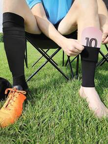 1 Cặp Bảo Vệ Ống Chân Bóng Đá Mini Master, Dày Và Bền, Dành Cho Người Lớn Và Thanh Thiếu Niên, Phù Hợp Với Mọi Mùa - Nhiều màu - Xem 7