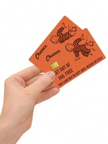 2 miếng dán da cho thẻ ghi nợ, miếng dán da cho thẻ tín dụng hoạt hình vui nhộn, miếng dán da cho thẻ tín dụng và thẻ ghi nợ bảo vệ và cá nhân hóa. - Tiền giả-800 - Xem 3