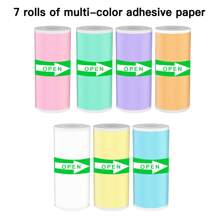 Portable Inkless Mini Printer, Wireless Mini Printer With 6 Paper Rolls (3 White Sticker + 3 Color Thermal Paper) For Printing Photos, Lists, Memos, QR Codes, Notes, Pocket Inkless Printer Compatible With Android And IOS - One Size - View 13