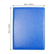 Konferenzmappe Mappe mit Taschenrechner Blaue Mappe,Unerlässlich für produktives Arbeiten,Halloween, Weihnachten, Neujahr - Blau - Übersicht 9