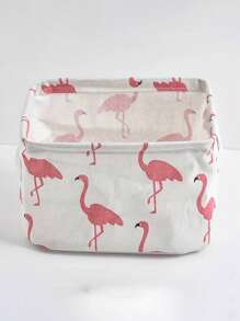 5/3/1pc Clothes Storage Basket, Wardrobe Organizer, Washable Fabric Storage Bag, Desktop Storage Basket, Office Desk Organizer, Foldable Debris Storage Basket With Handle, Cosmetic Storage Box, Home Organization, Foldable Fabric Storage Basket, Makeup Organizer Basket, Patterned Cosmetic & Miscellaneous Storage Basket