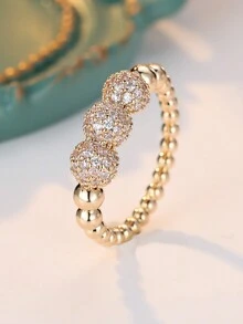 新款奢华情侣戒指，适合婚礼、派对、节日和日常佩戴，耐用闪亮的配饰，适合所有季节 - Man - 查看 9