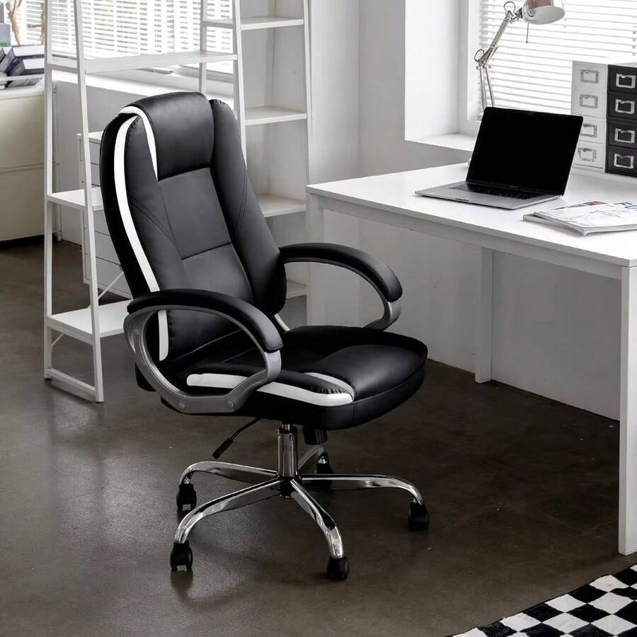 Office Chair Computer Desk Chair Gaming Ergonomic High Back Cushion