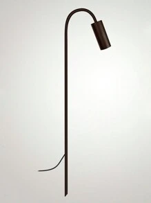Ground Lamp Bollard Curved Garden Spike 80cm - 鏽棕色 - 查看 2