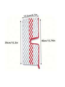 1/2 件替换头适用于 /O-Cedar ProMist MAX 蒸汽拖把、超细纤维拖把垫 - 紅白色 - 查看 12