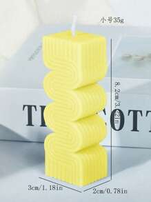 1 pièce Porte-bougie d'aromathérapie en forme de S fait main, légère variation de couleur, décoration de chambre, cadeaux